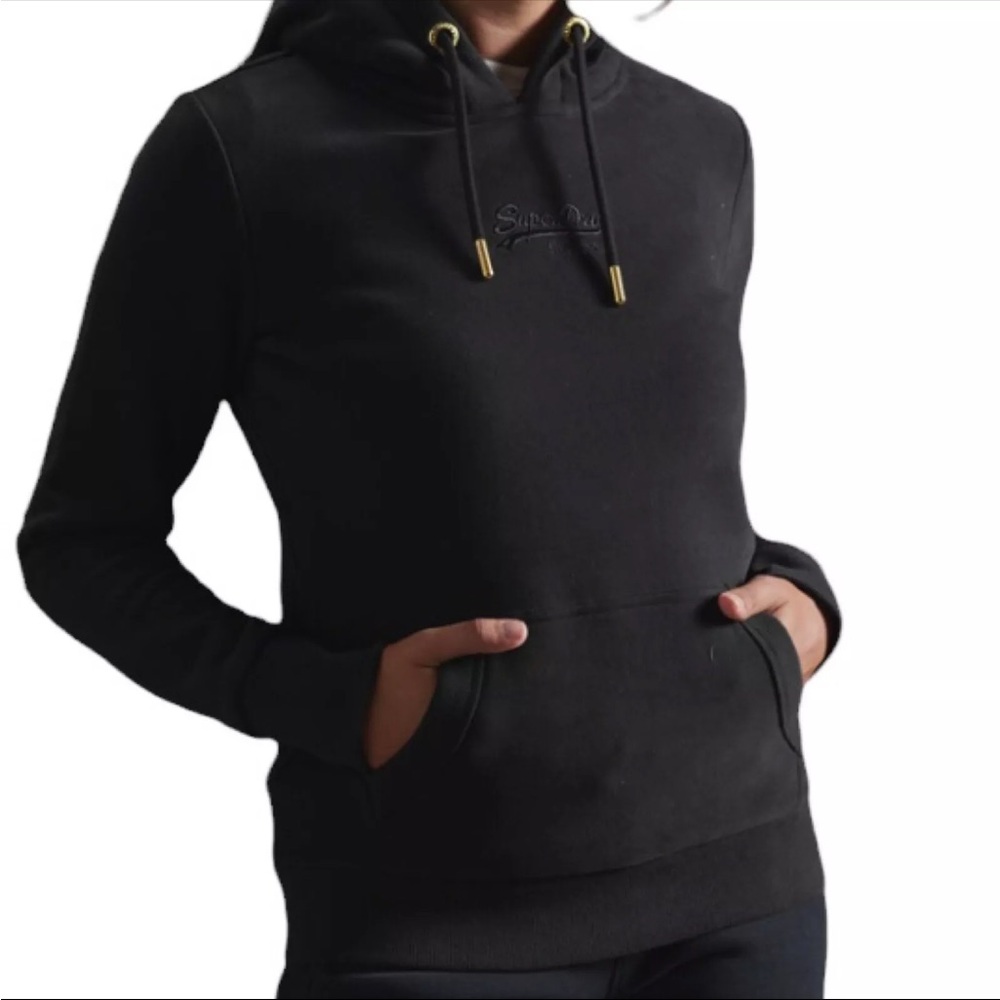 NWT Superdry VL Tonal EMB Hoodie size L - Picture 2 of 7